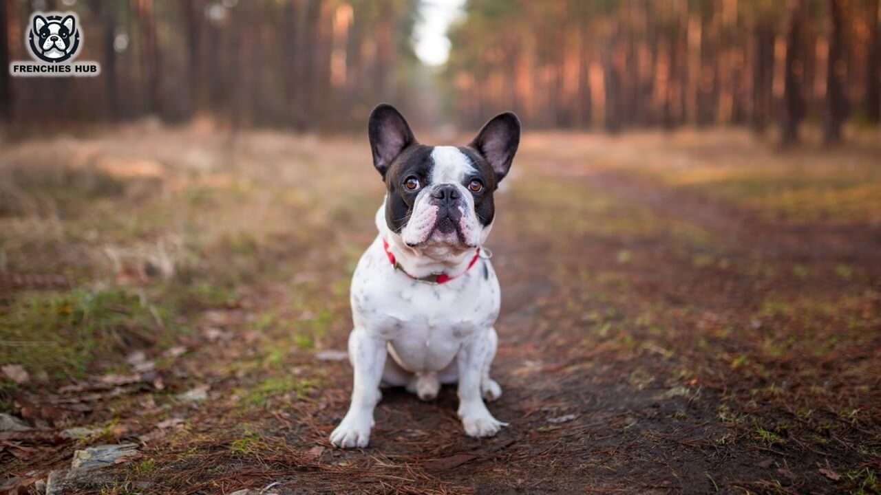 The Charming Black and White French Bulldog